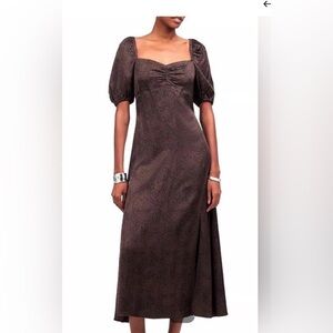 Madewell Square-Neck Midi Dress